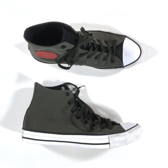 Converse CTAS High Sneakers Mens Size 11 Green 153966C Cast Iron Casino - Picture 1 of 9